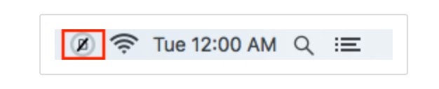 If the ConnectEasy app is disconnected, there will be a slash through the paper icon on your Mac dashboard.