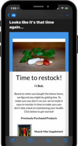 ShippingEasy Customer Marketing buy it again reminder email