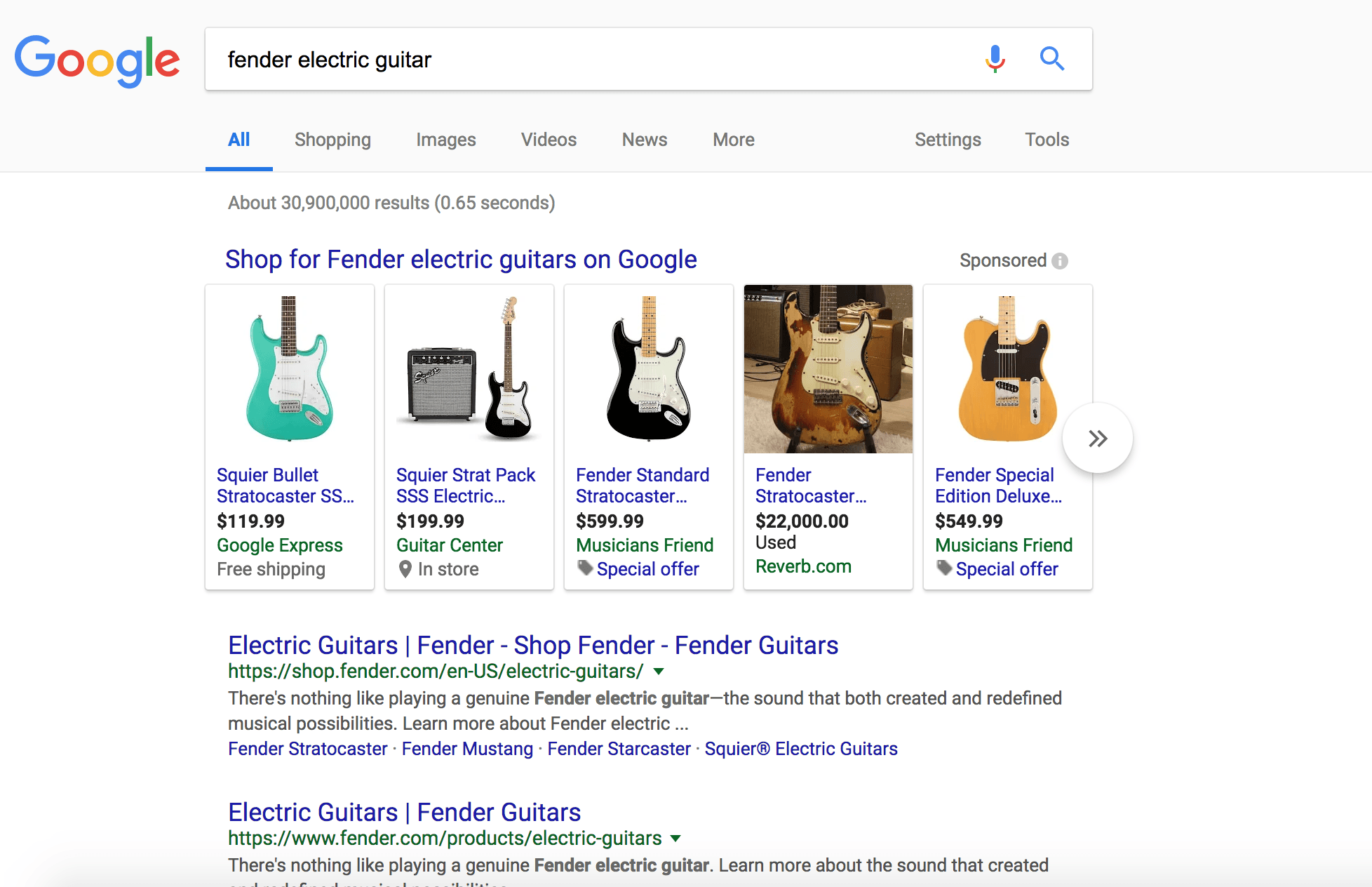 Google Shopping search tips
