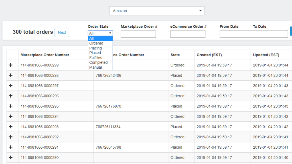 Feedonomics inventory dashboard
